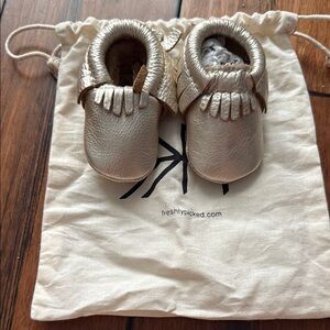 Freshly Picked Metallic Moccasins